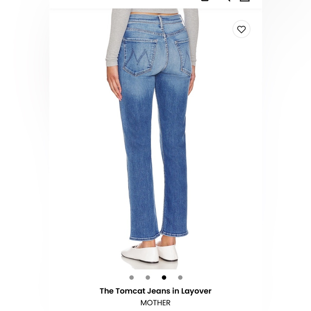 MOTHER Blue Tomcat Jeans